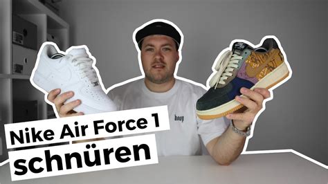 nike schuhe schnüren|So Bindest du Air Force 1 RICHTIG .